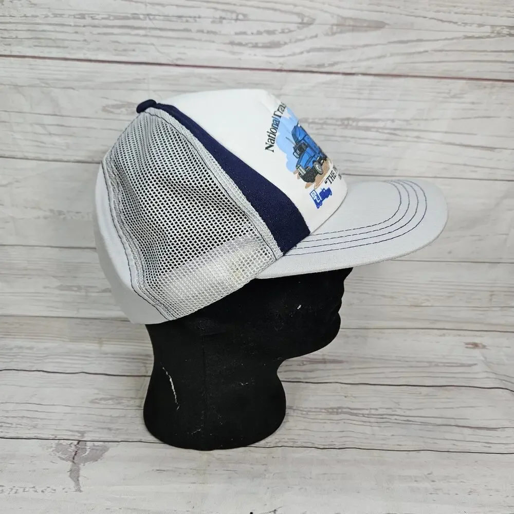 Vintage Trucker Hat Mesh Snapback National Transportation, Inc Omaha Nebraska
